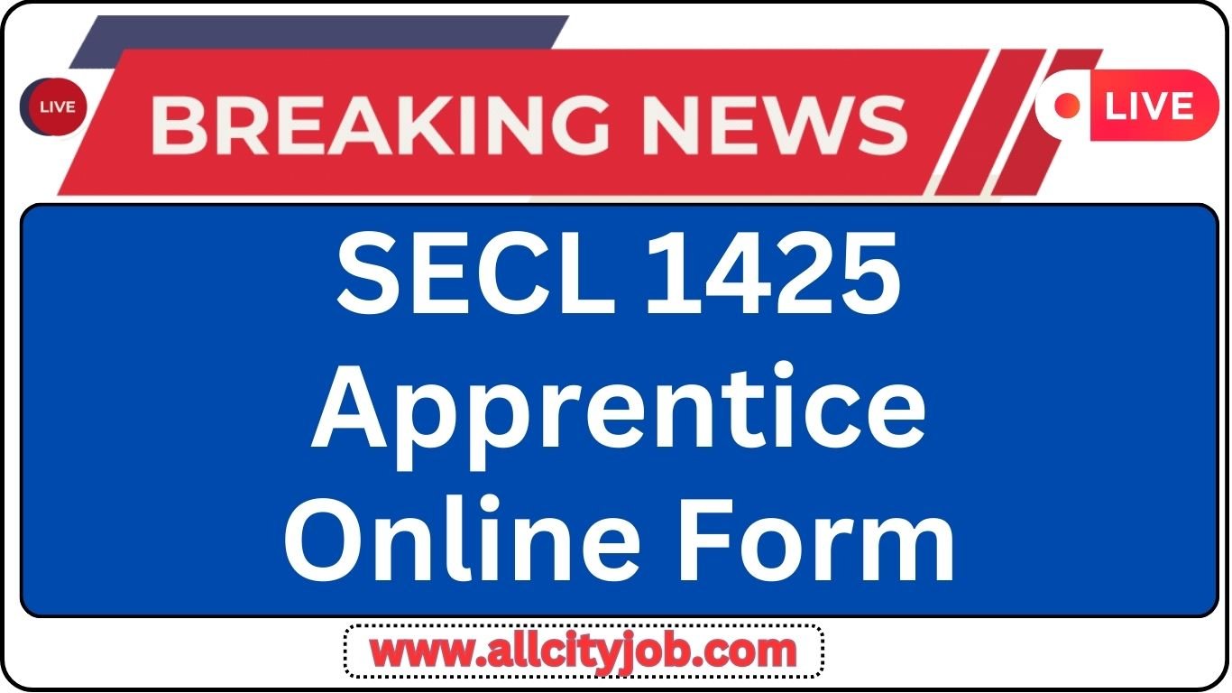 SECL Apprentice Recruitment Form 2024 - All City Job