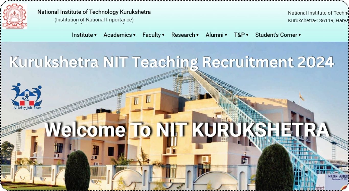 Kurukshetra NIT Teaching Recruitment 2024