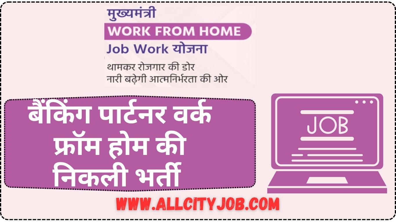 Banking Partner Work From Home Vacancy Online Form 2024