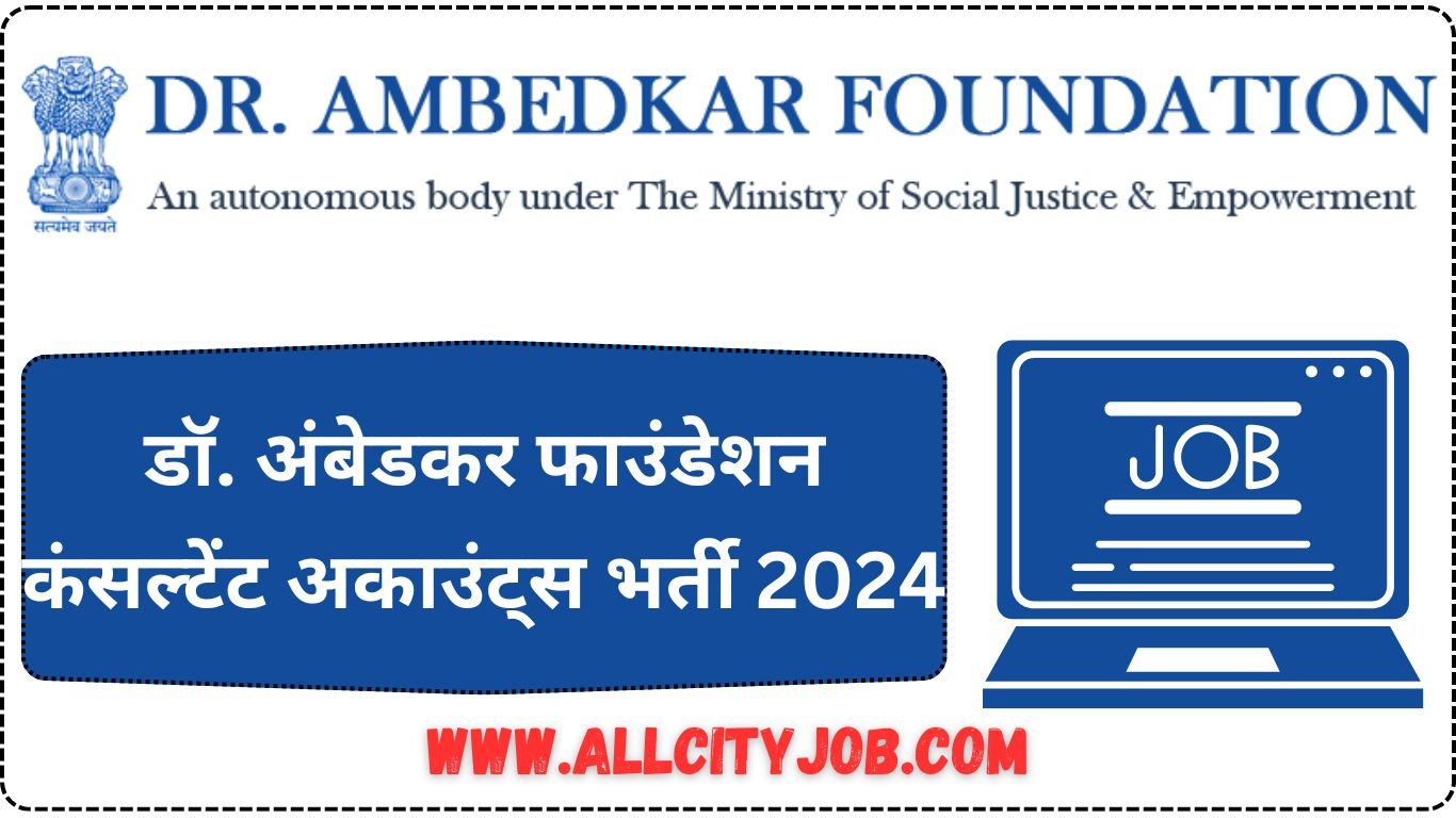 Dr. Ambedkar Foundation Consultant Accounts Recruitment 2024