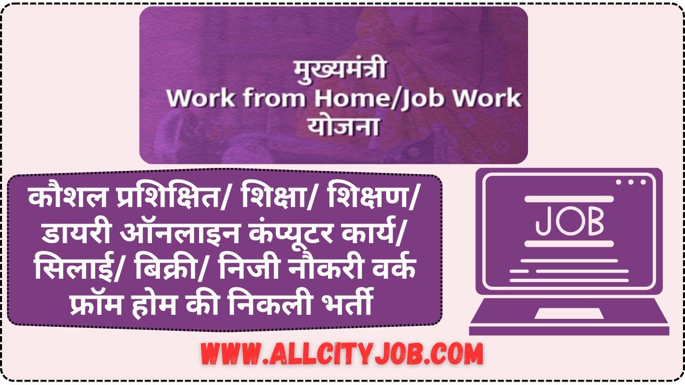 Work From Home Vacancy Form 2024