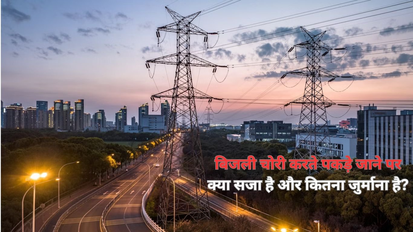 बिजली चोरी करते पकड़े जाने पर क्या सजा है और कितना जुर्माना है?