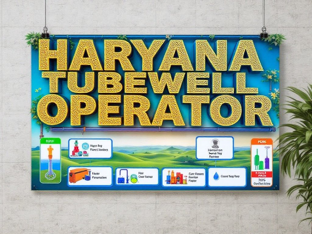 Haryana Tubewell Operator Recruitment Form 2025