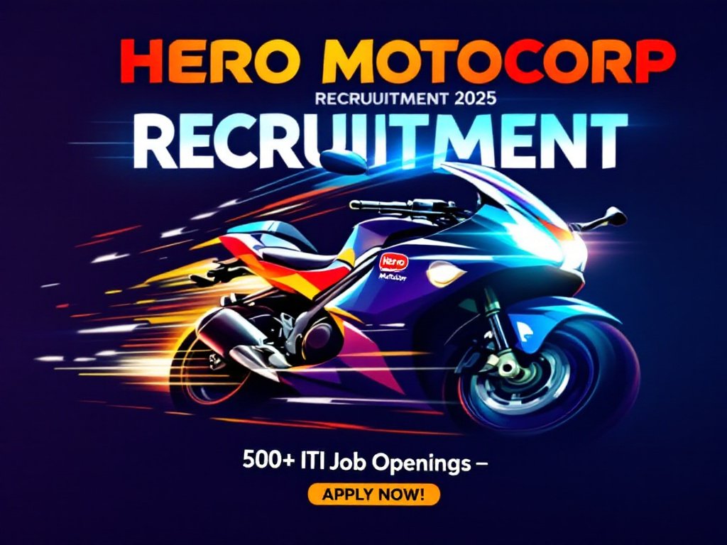 Hero MotoCorp Recruitment 2025: 500+ ITI Job Openings – Apply Now!