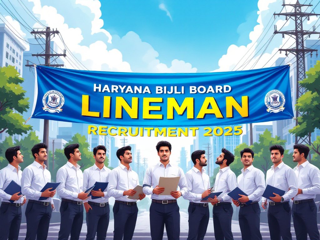 Haryana Bijli Board Lineman Recruitment 2025