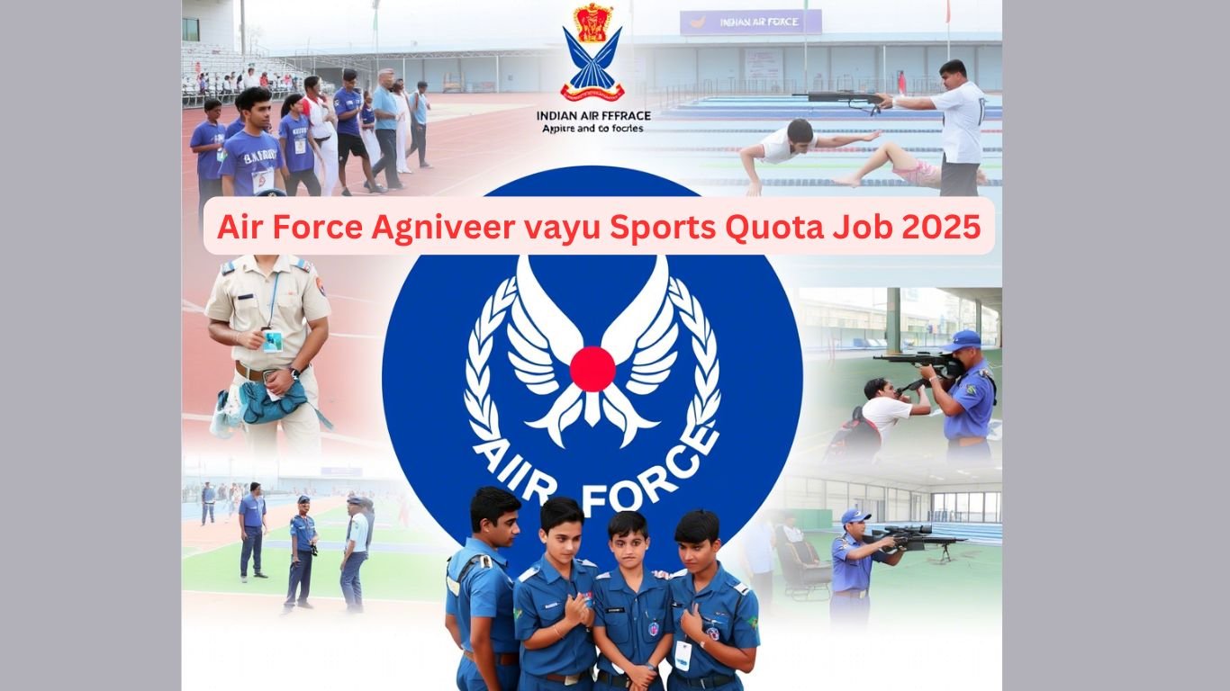 Air Force Agniveer vayu Sports Quota Job 2025