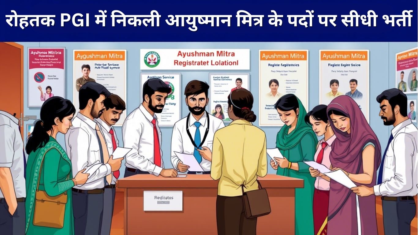 Rohtak PGI Ayushman Mitra Vacancy 2025