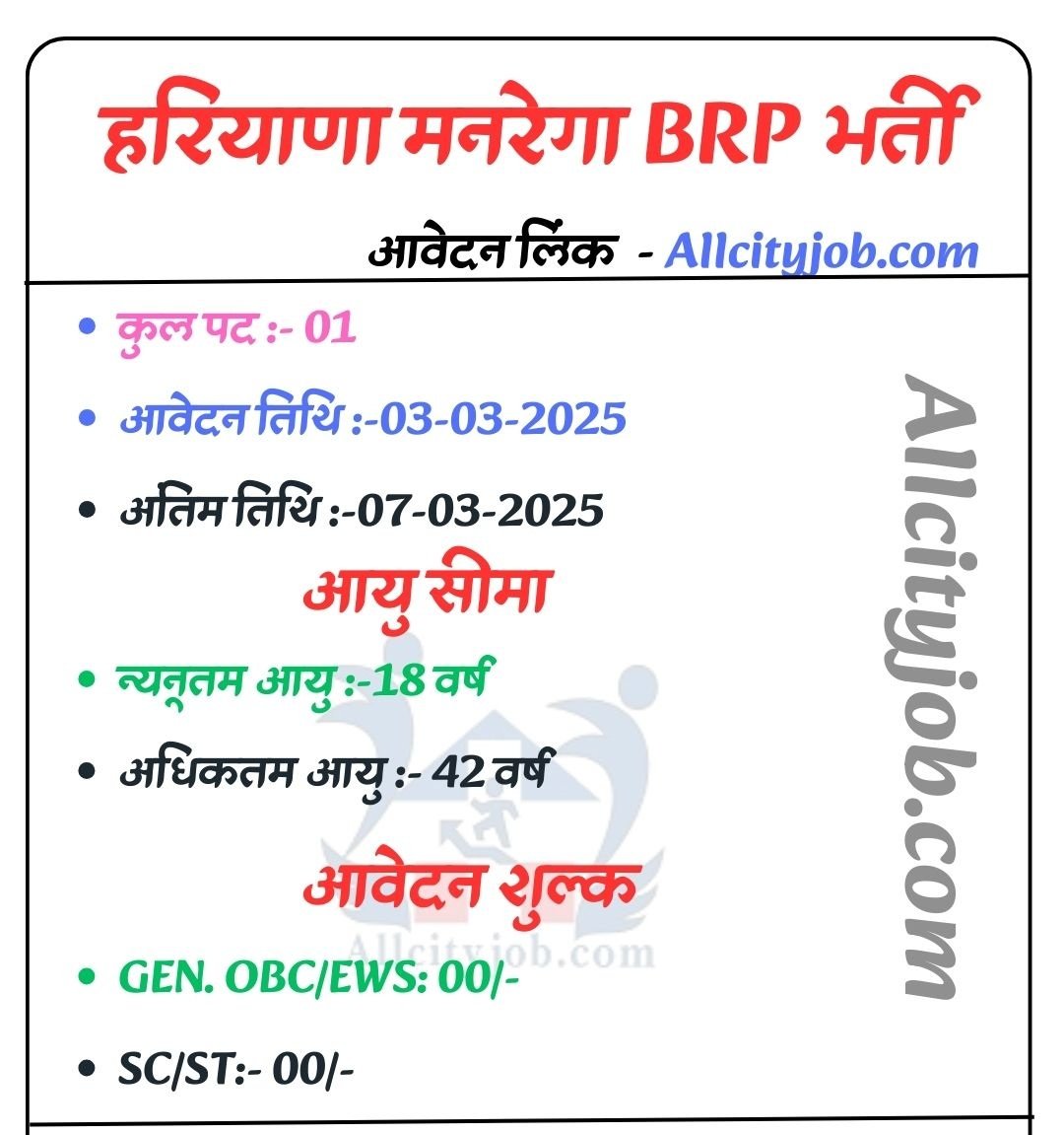 Haryana MNREGA Jind Job 2025