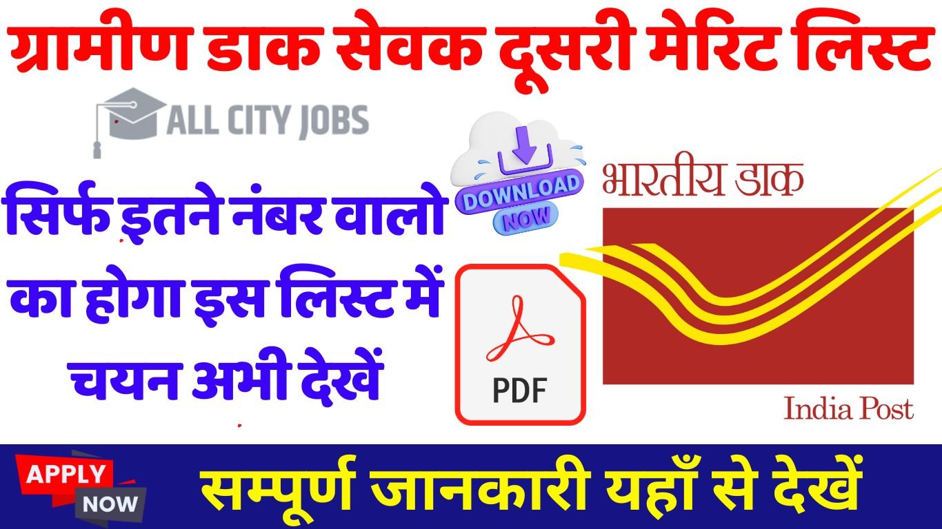 India Post GDS 21413 Recruitment 2025, 2nd Merit List