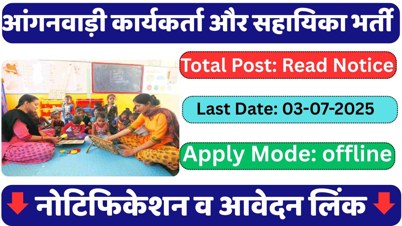 Anganwadi Worker Vacancy 2025