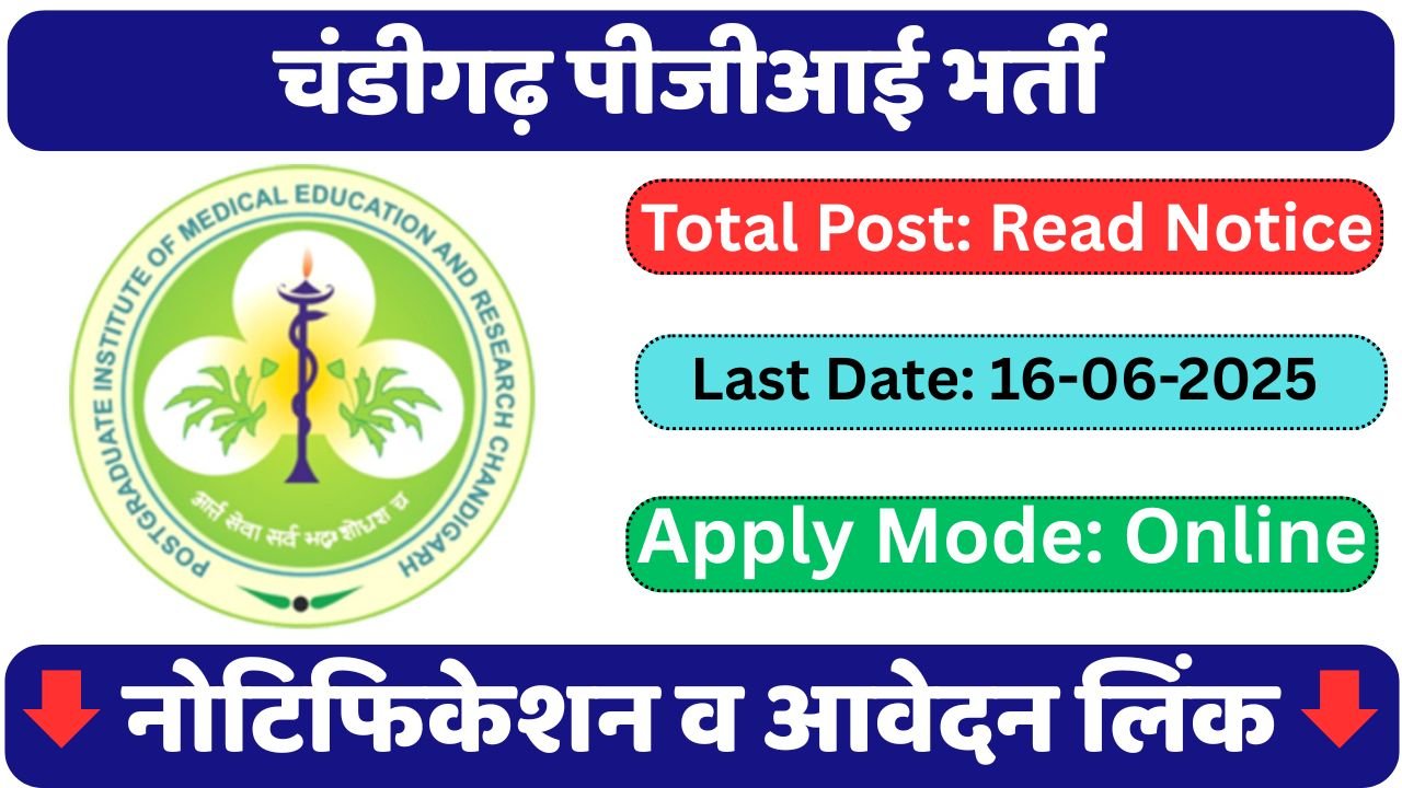 Chandigarh PGI Office Helper Vacancy 2025
