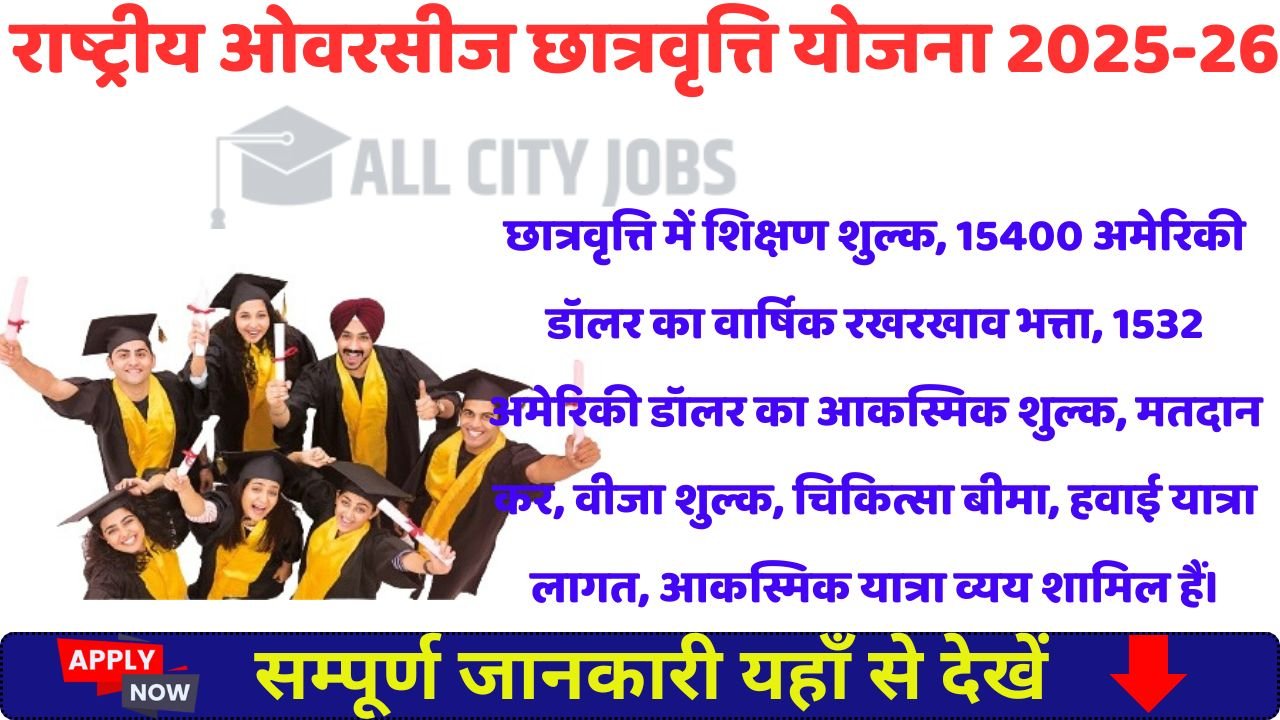 National Overseas Scholarship Scheme 2025-26