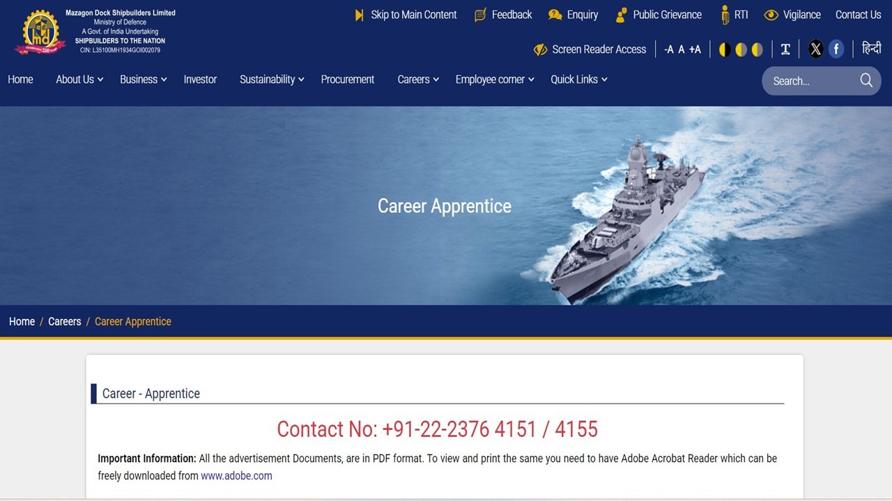 MDL Apprentice Vacancy 2025