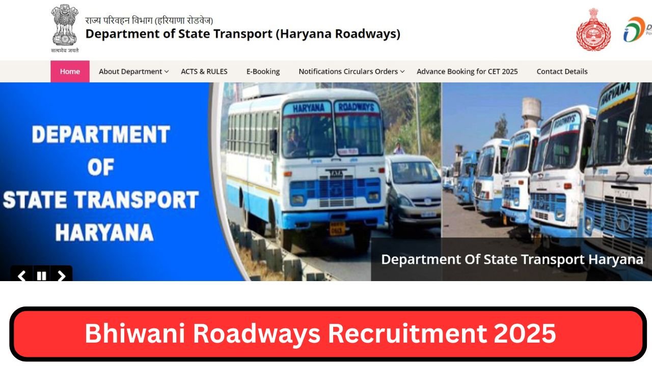 Bhiwani Roadways Recruitment 2025