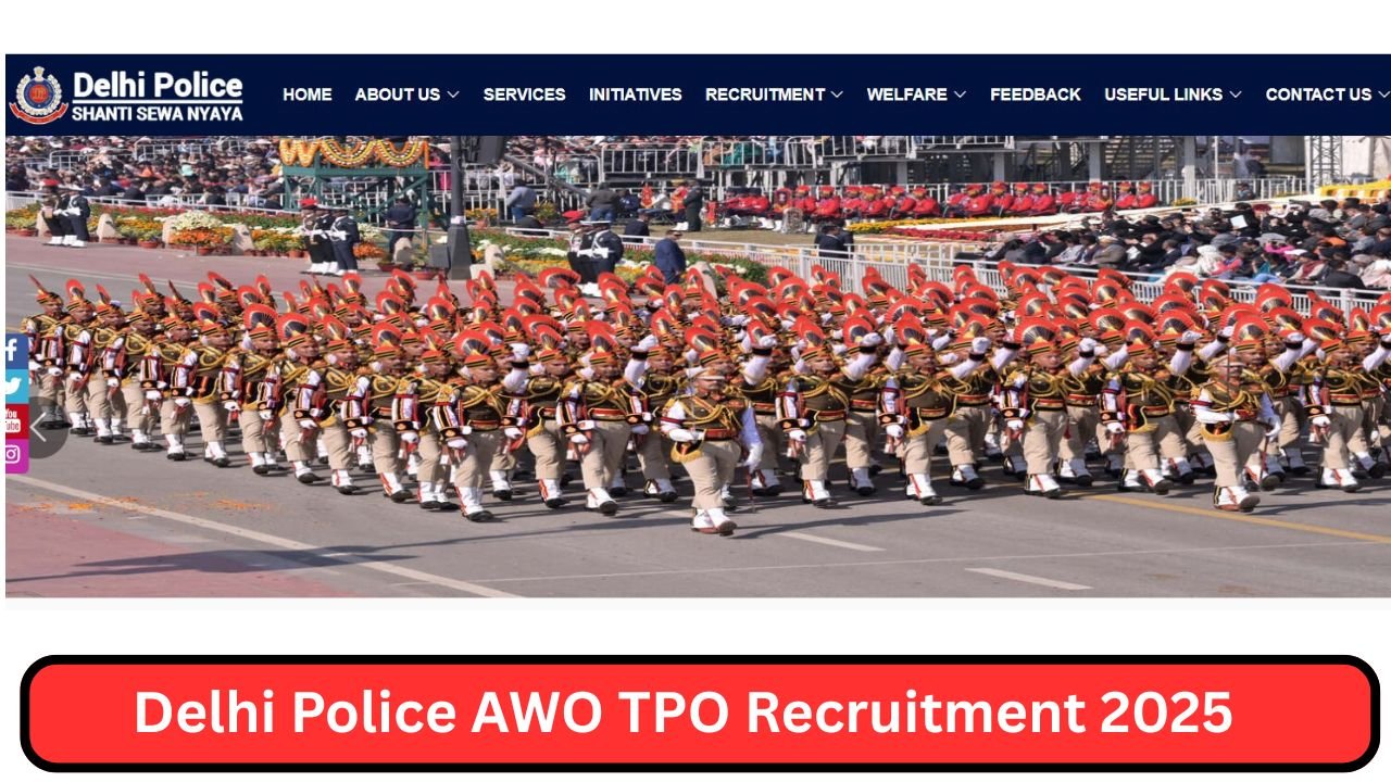 Delhi Police AWO TPO Recruitment 2025