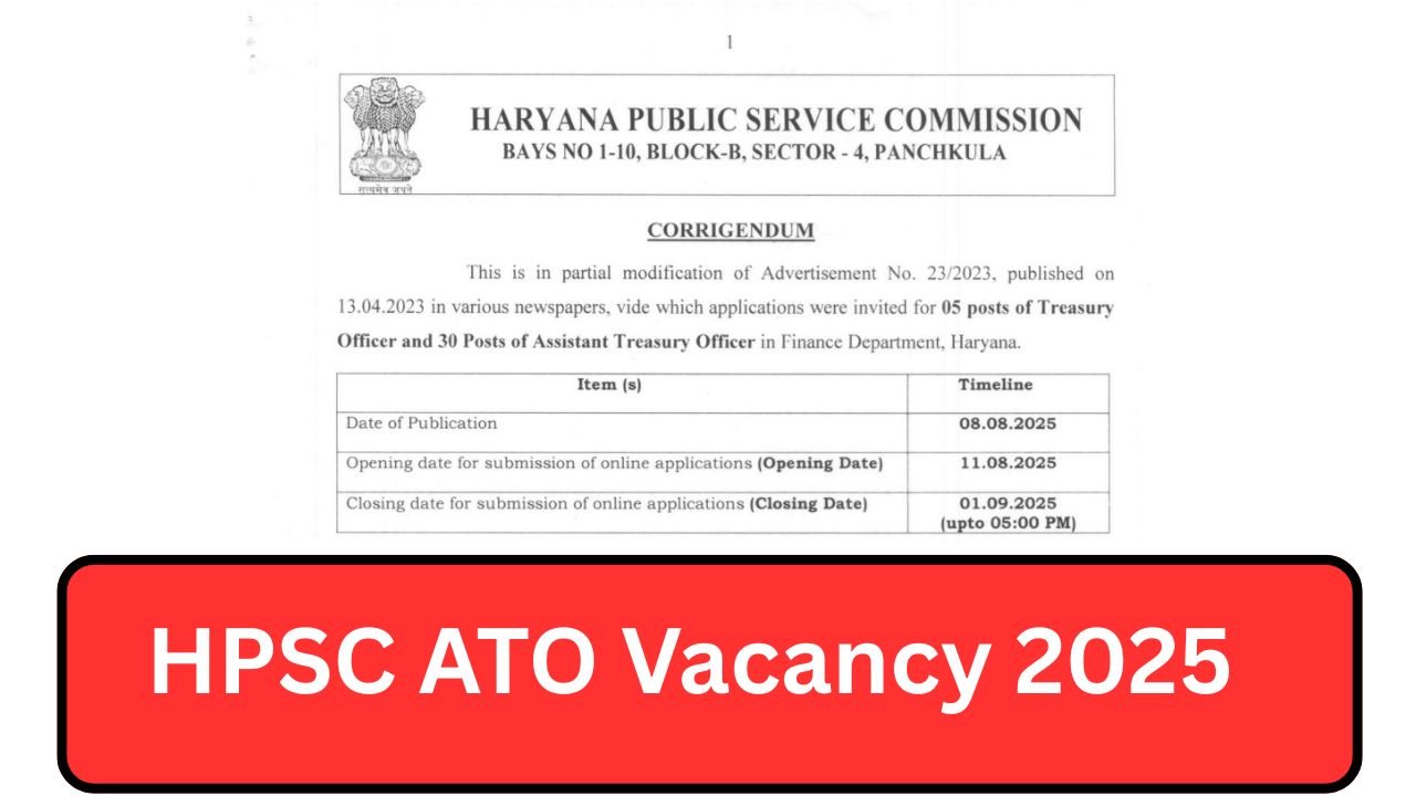 HPSC ATO Vacancy 2025