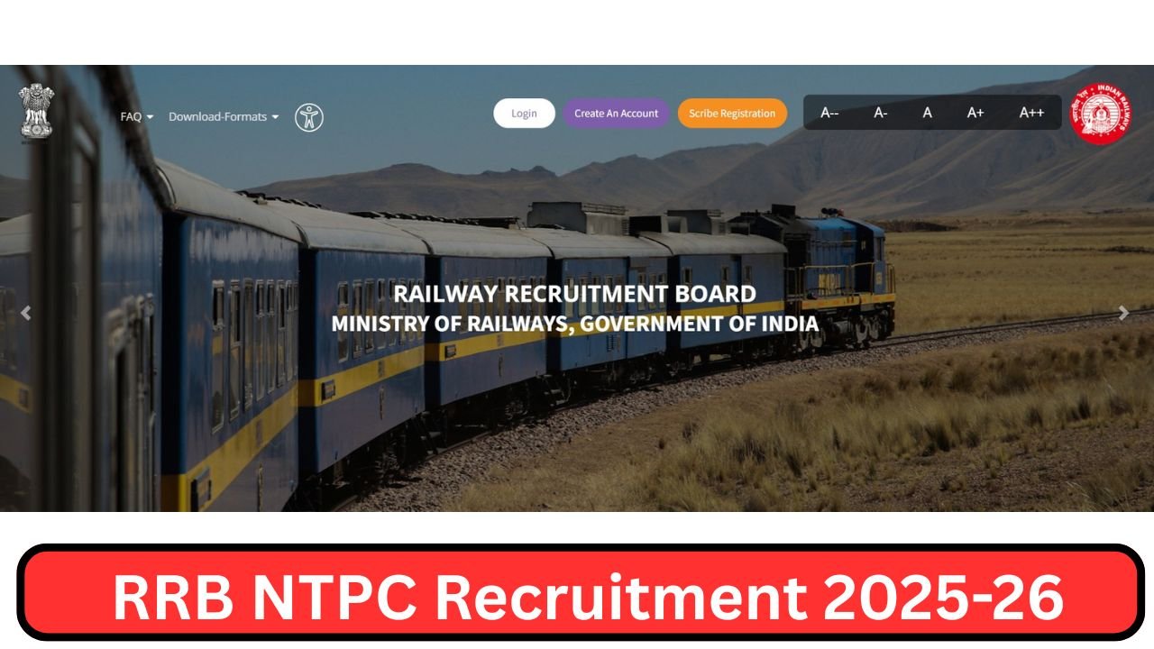 RRB NTPC Recruitment 2025-26