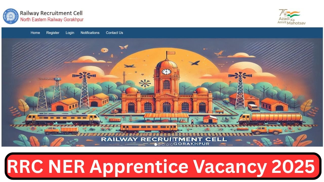 RRC NER Apprentice Vacancy 2025