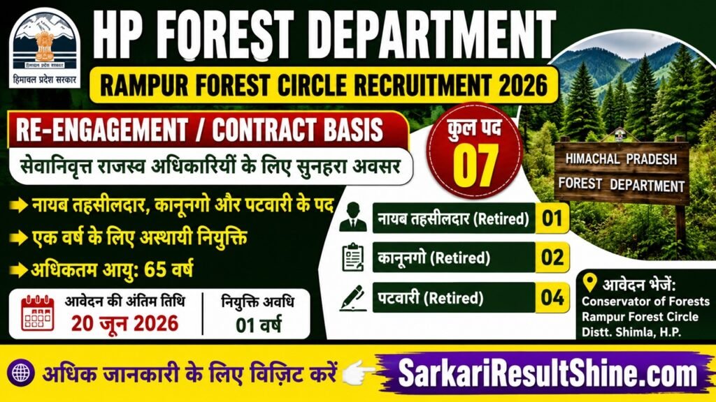 HP Forest Department Recruitment 2026